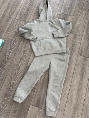 abercrombie kids Grey Heather Jogger Sweatpants
